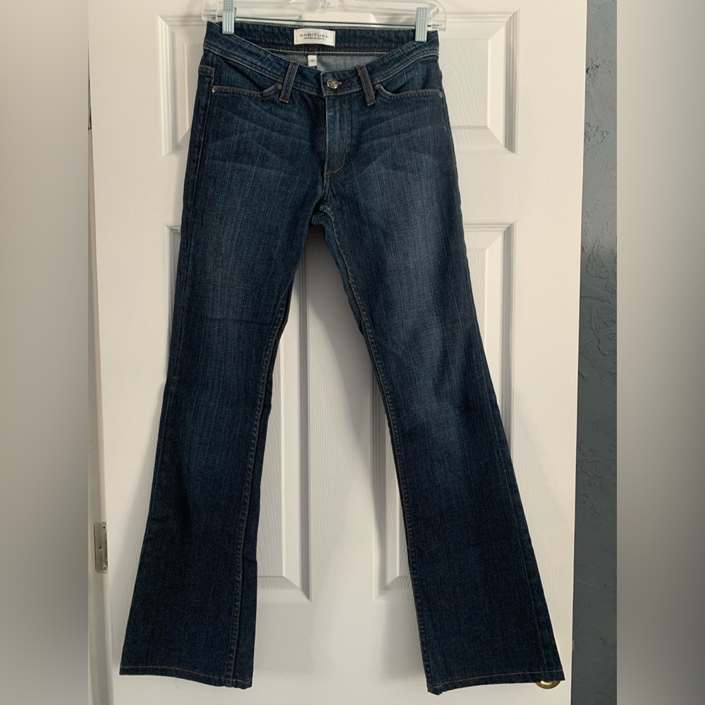 Habitual Women’s Dark Wash Stretch Jeans 26 Made In USA